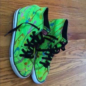 Never worn  pain splattered chuck